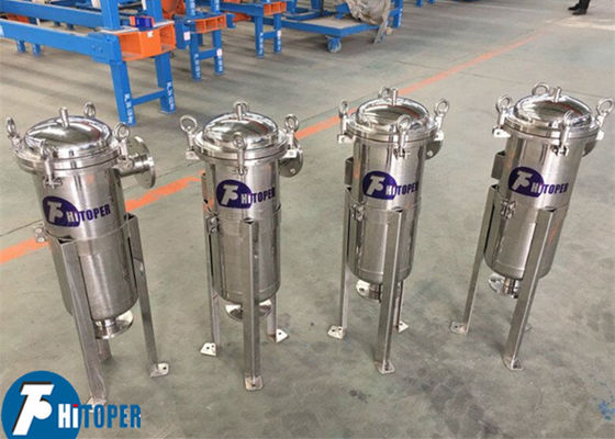 Boîtier de filtre à sacs d'alimentation latéraux avec filtration de haute précision et panier métallique durable pour le traitement industriel des liquides