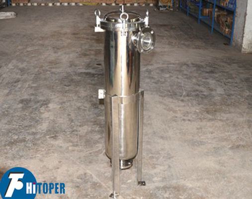 Boîtier de filtre à sacs industriels avec support de panier en acier inoxydable et remplacement pratique du sac filtre pour la filtration des liquides