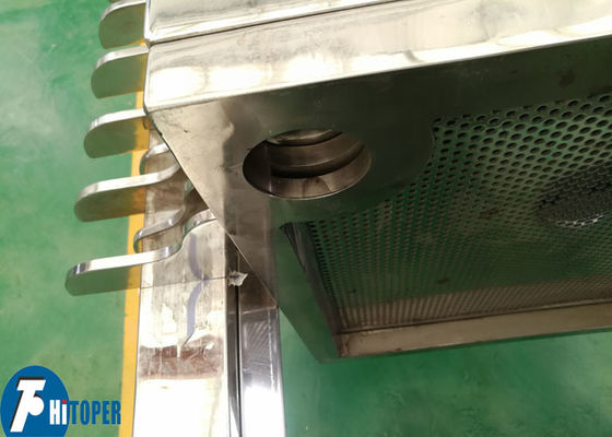 Filtre-presse polyvalent en acier inoxydable pour la filtration d'huile comestible, doté de plaques de 450 mm et de divers tissus filtrants, papiers et membranes